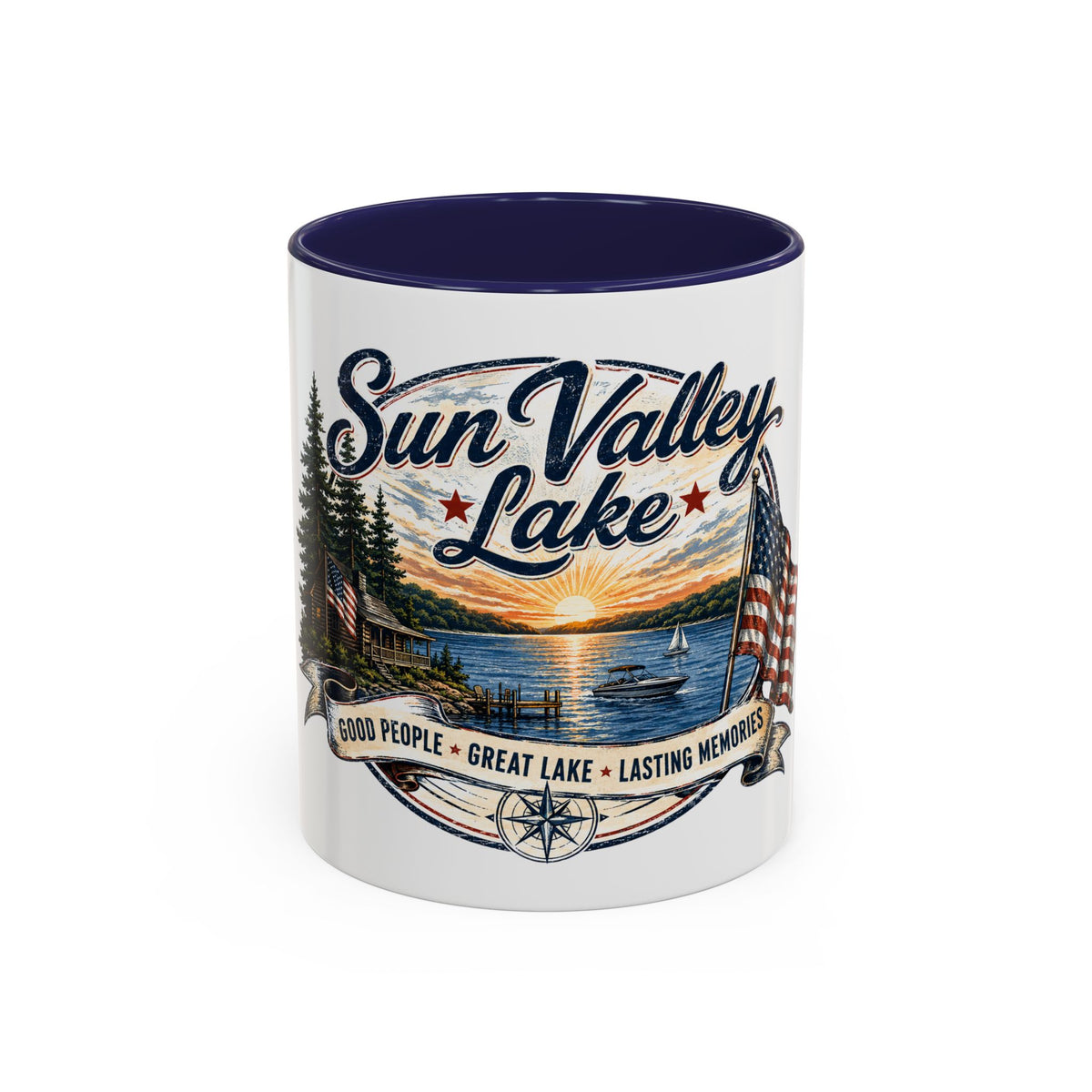Sun Valley Lake Accent Coffee Mug