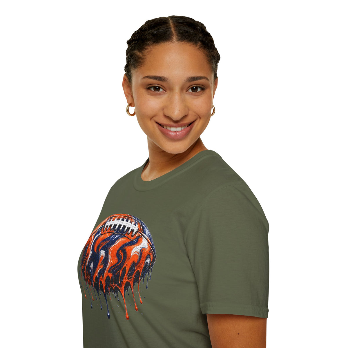 Auburn Tigers Football Drip T-Shirt