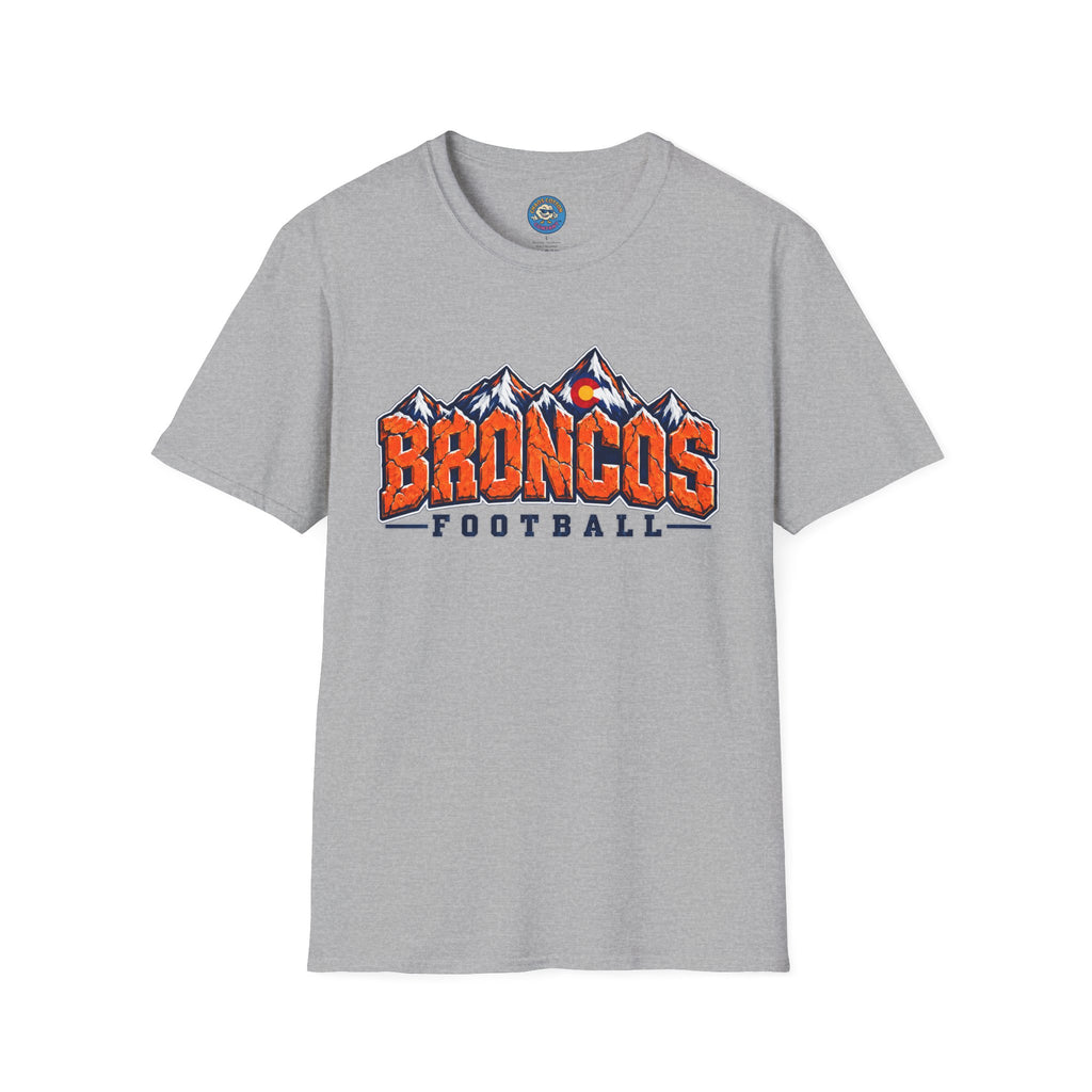 Broncos Football Mountain T-Shirt (V4)