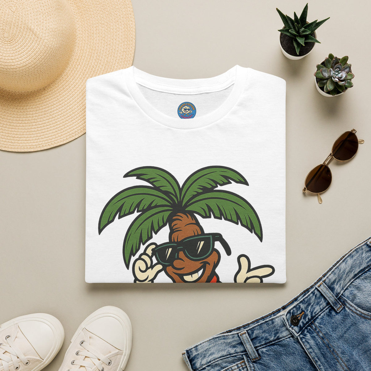 Palm Tree Party Dude T-Shirt
