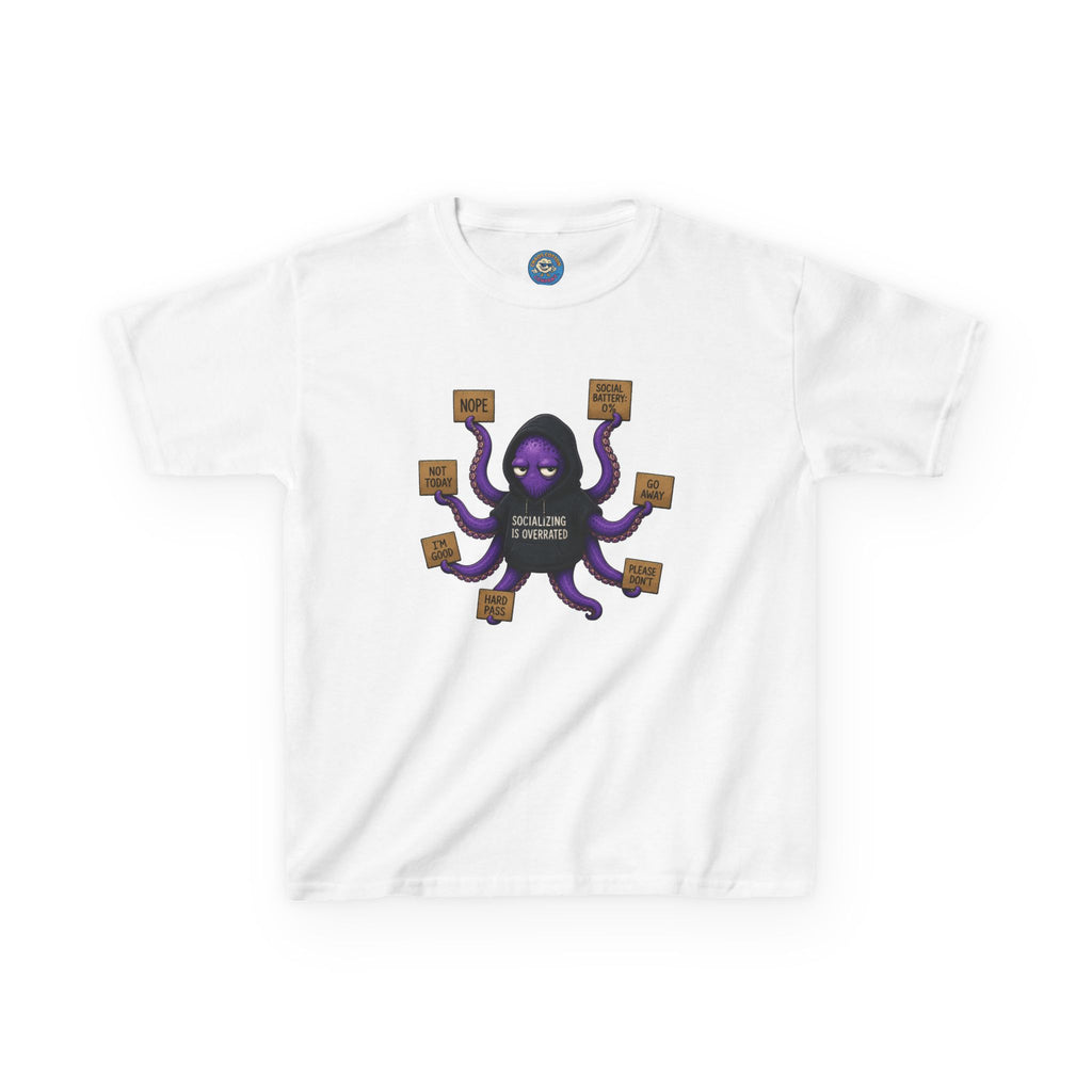 Anti-Social Octopus Kid's T-Shirt