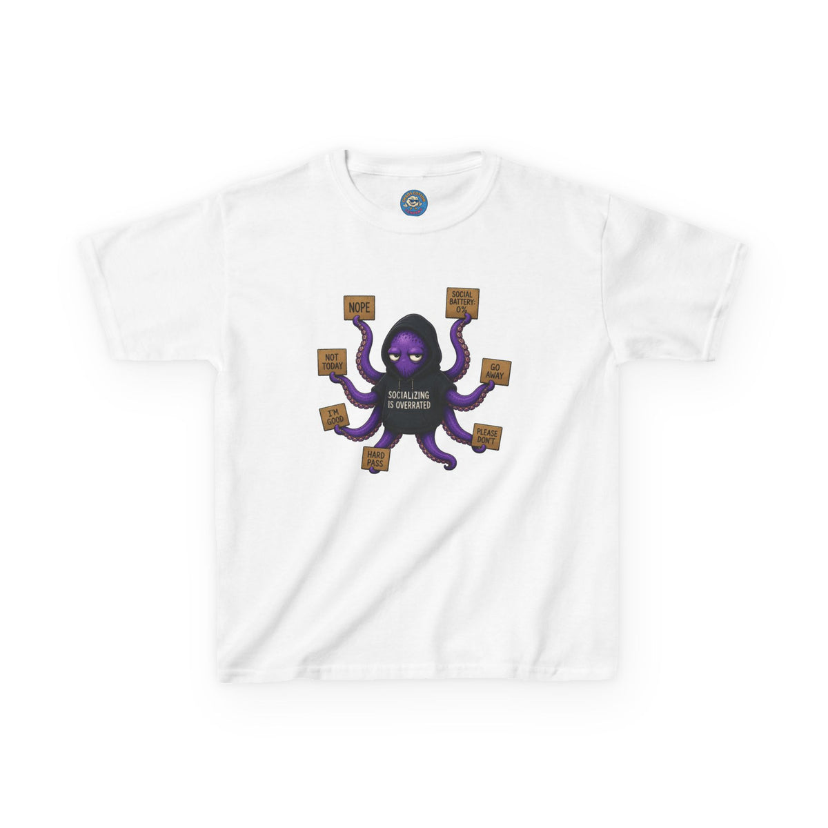 Anti-Social Octopus Kid's T-Shirt