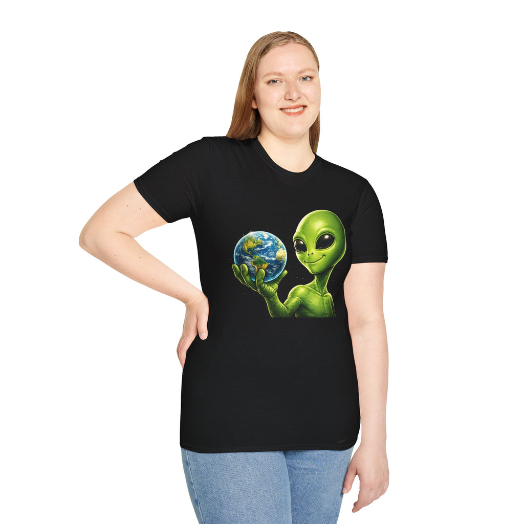Earth in Their Hands Alien T-Shirt