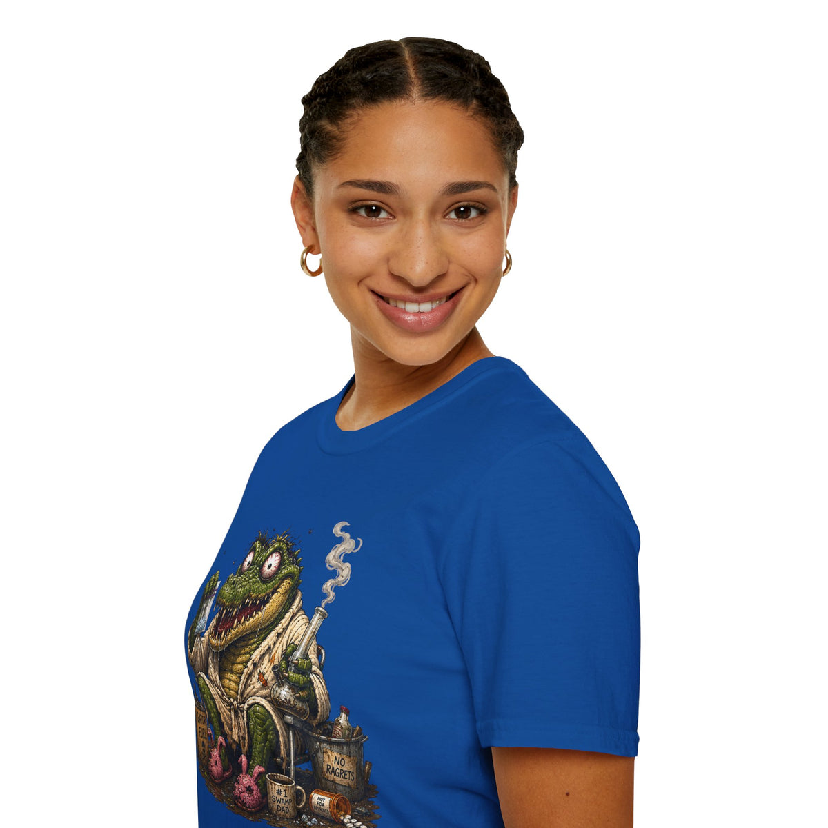 Gator Monster Smoking Pipe T-Shirt