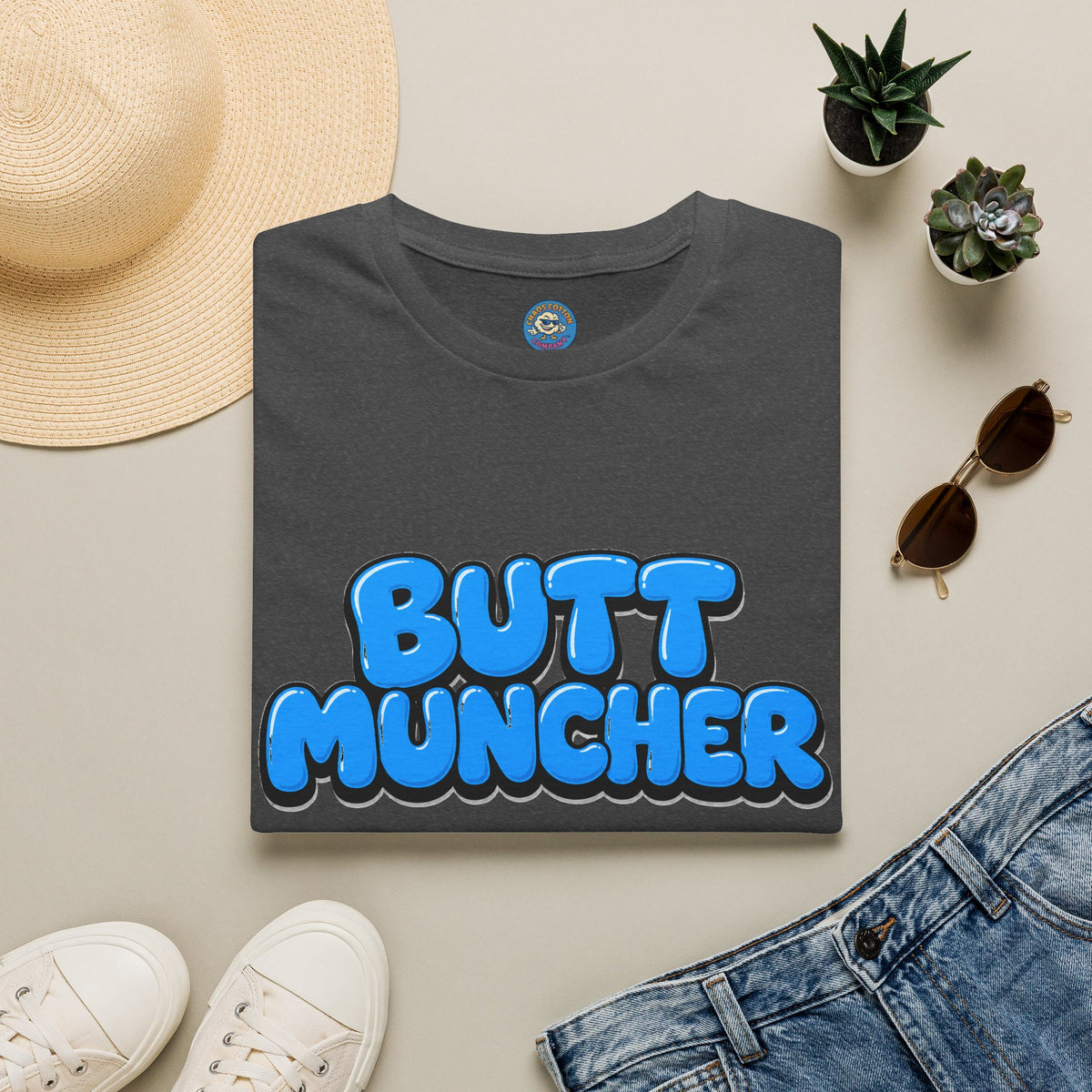 Butt Muncher T-Shirt (Blue)