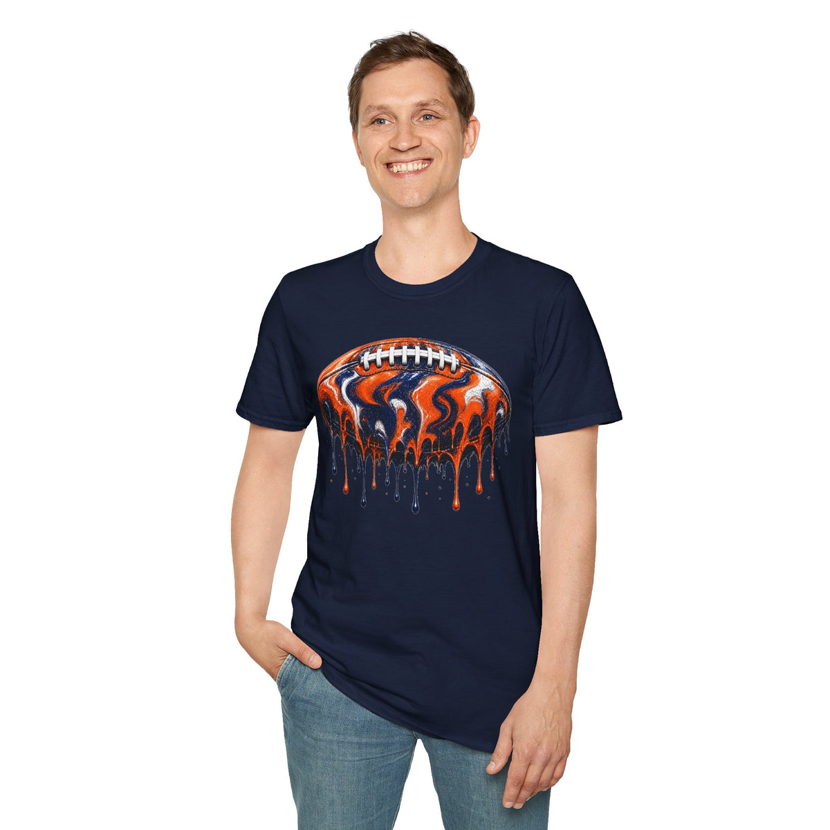 Auburn Tigers Football Drip T-Shirt