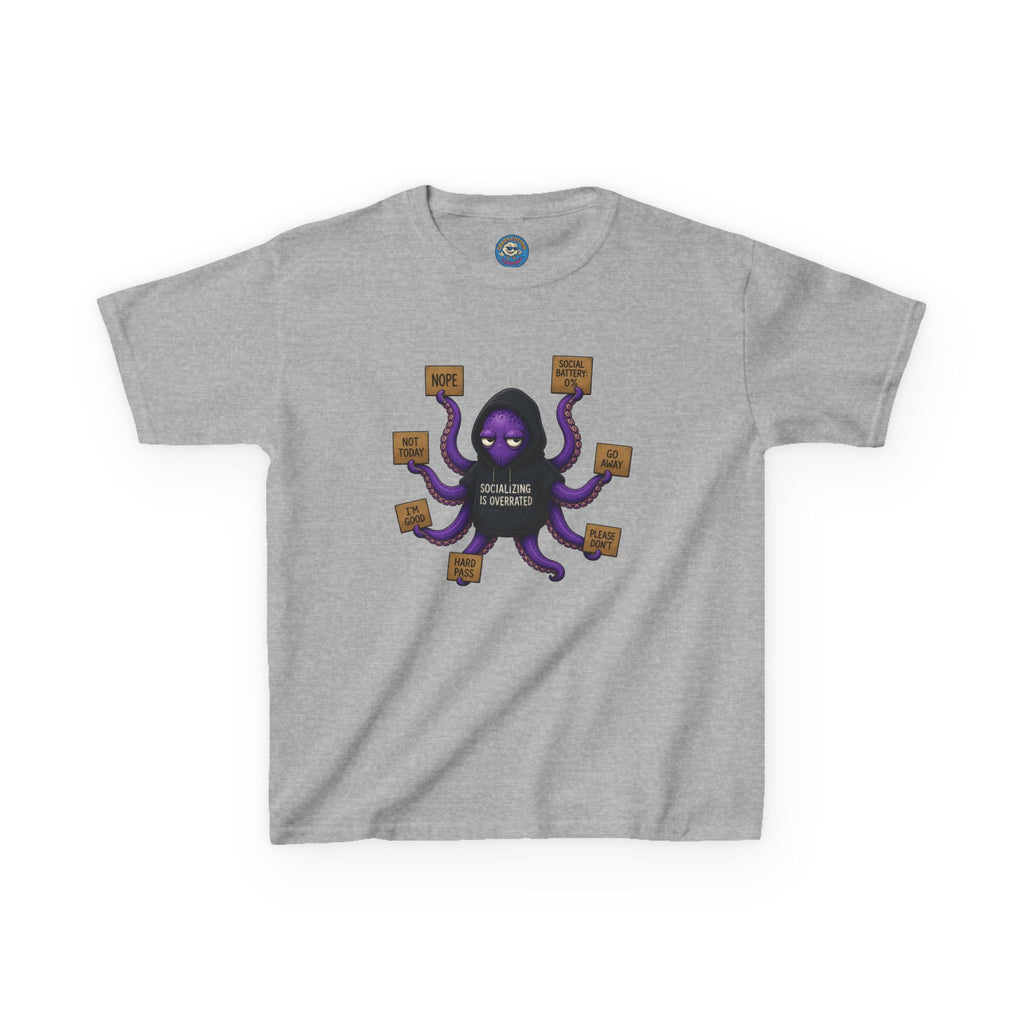 Anti-Social Octopus Kid's T-Shirt