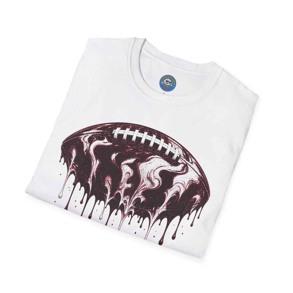 Mississippi State Bulldogs Drip Football T-Shirt