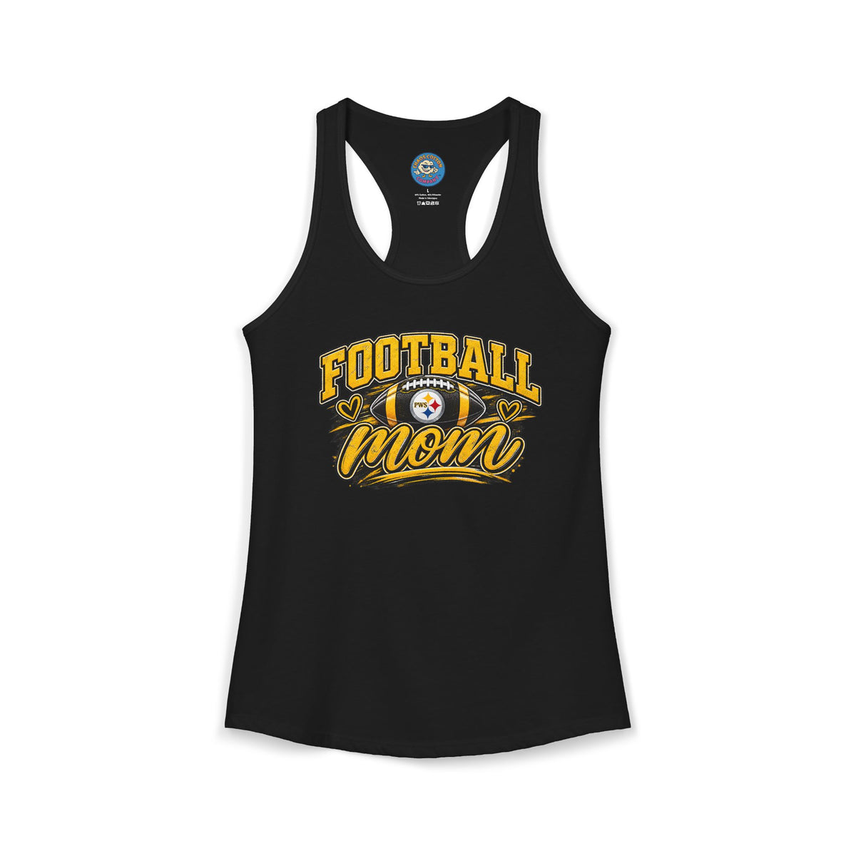 Providence West Steelers Pop Warner Football Women's Ideal Racerback Tank
