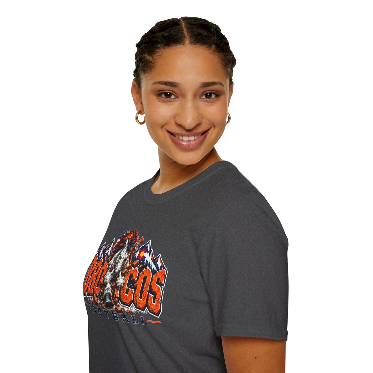 Broncos Football Mountain T-Shirt (V5)