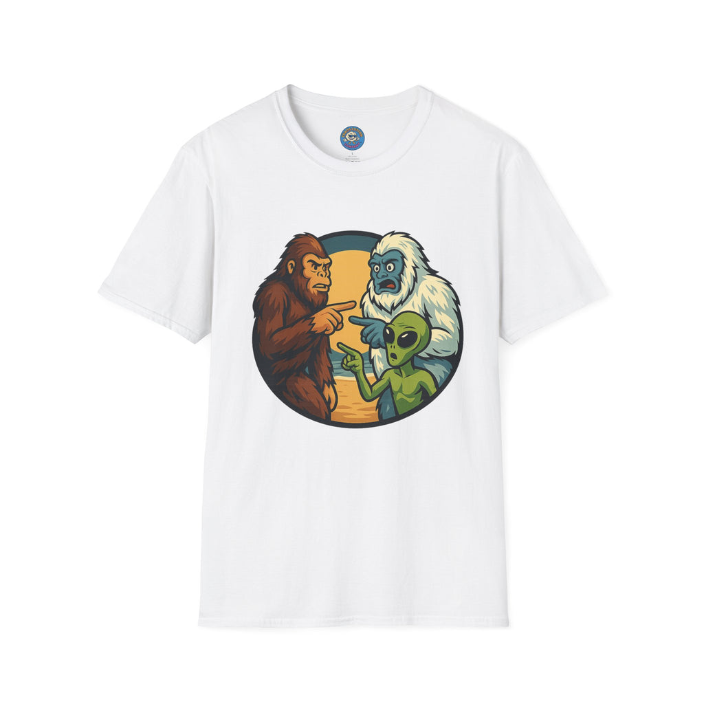 Wait... Youre Real Too? Bigfoot, Yeti and Alien T-Shirt