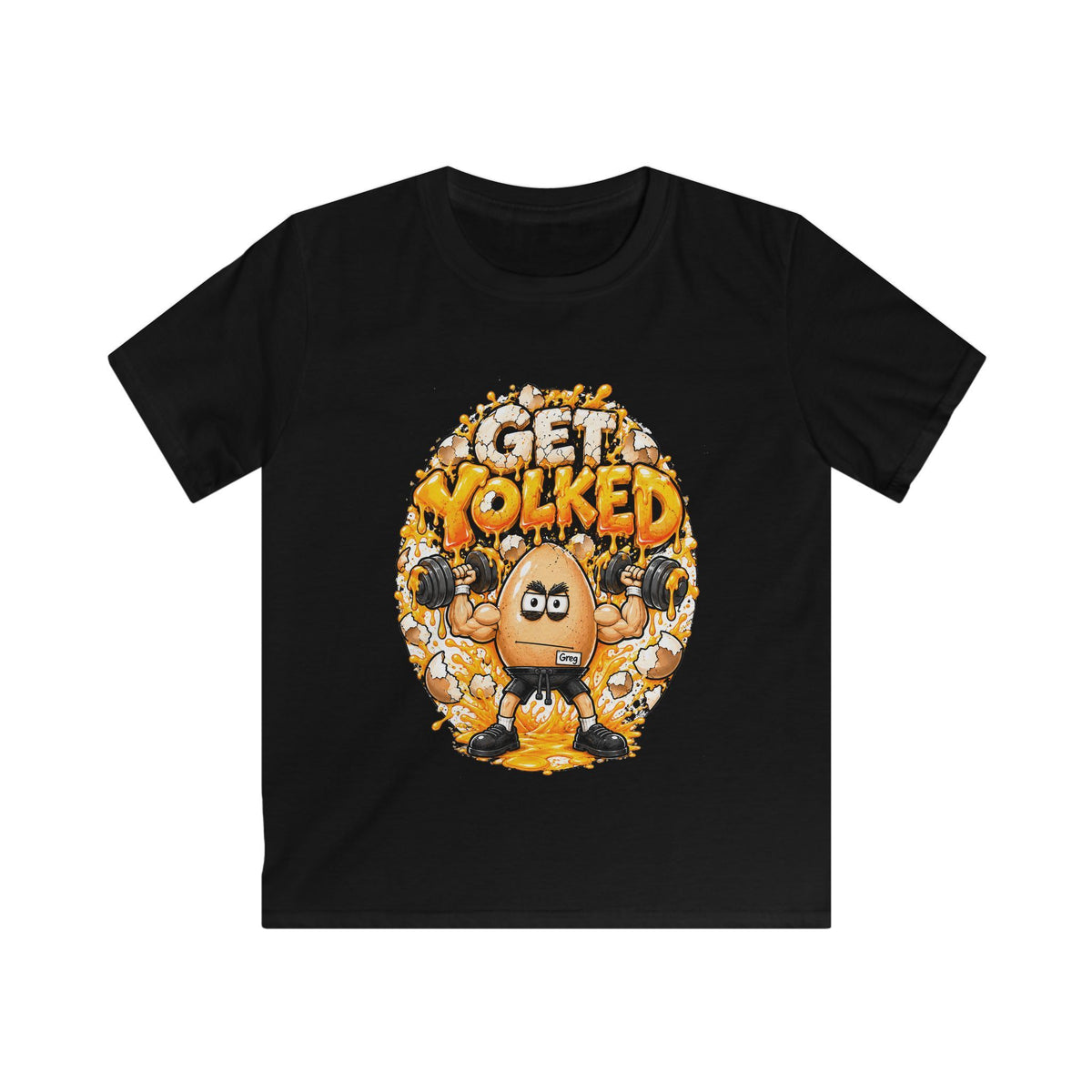 Greg the Egg "Get Yolked" Kids T-Shirt