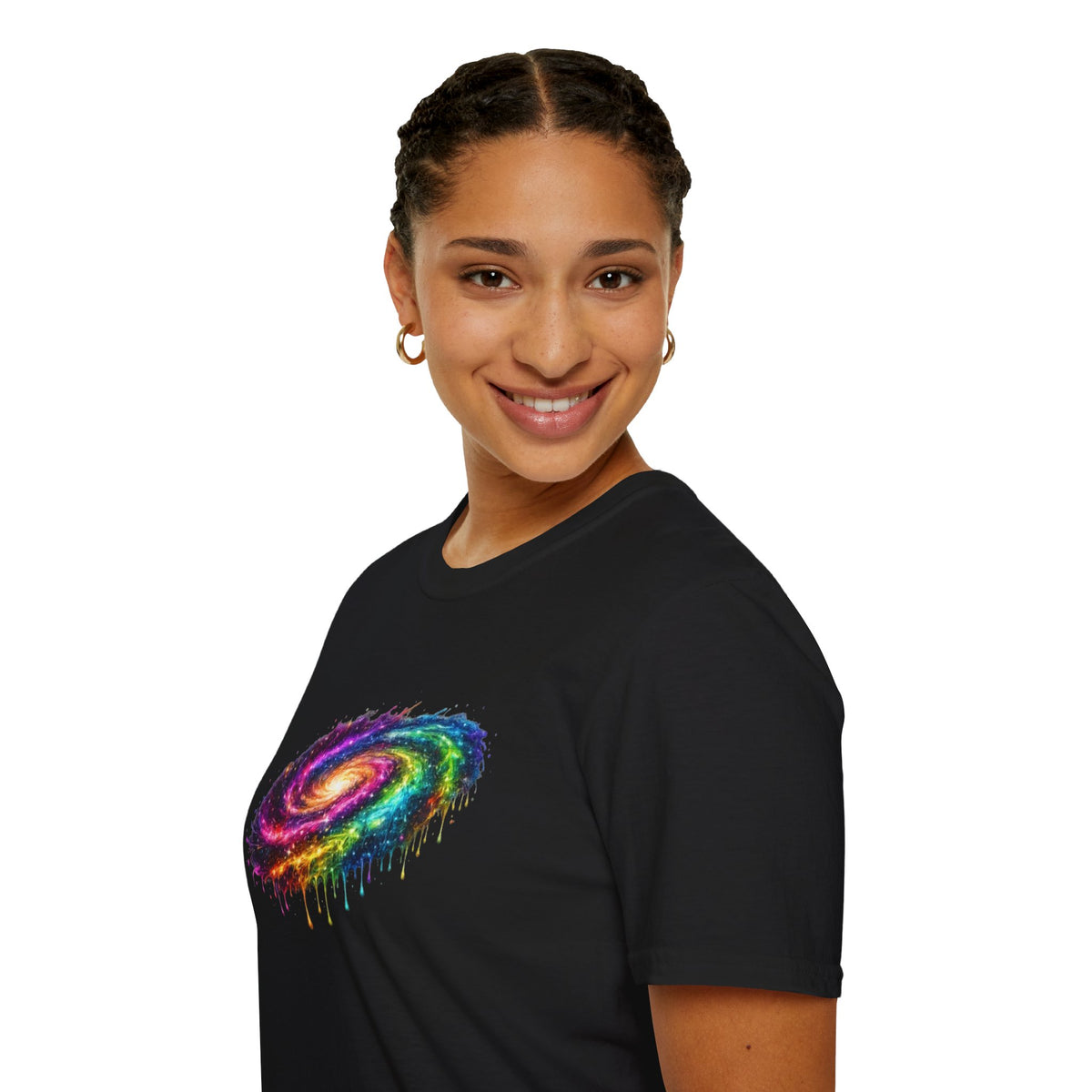 Rainbow Drip Galaxy T-Shirt