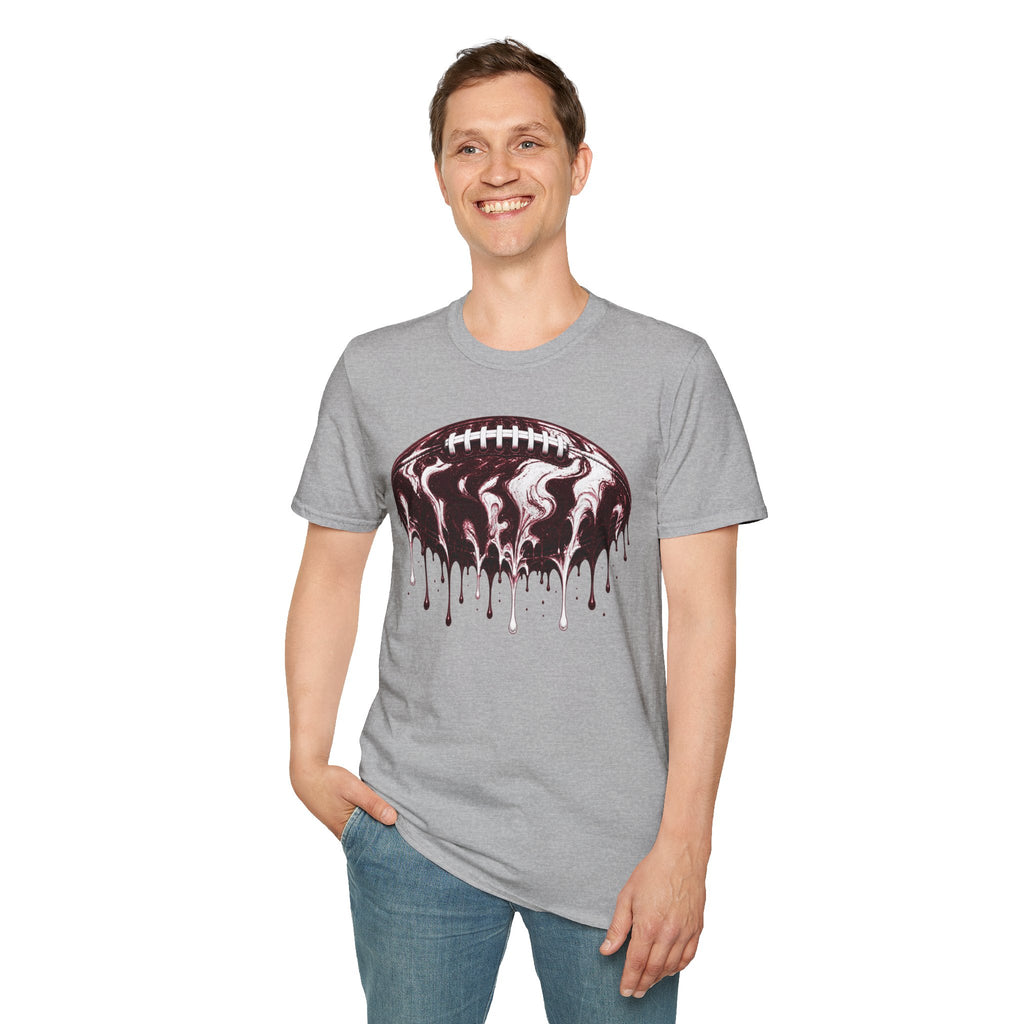 Mississippi State Bulldogs Drip Football T-Shirt
