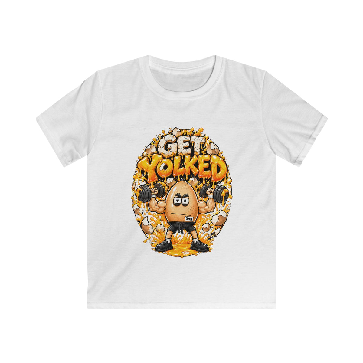 Greg the Egg "Get Yolked" Kids T-Shirt