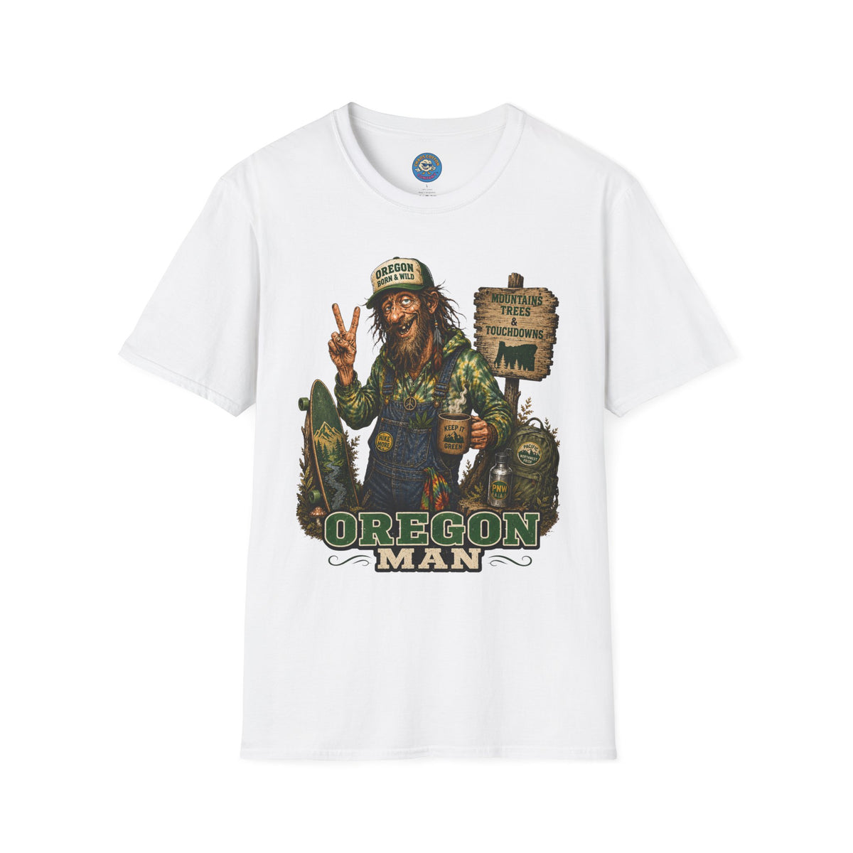 The Oregon Man Graphic T-Shirt