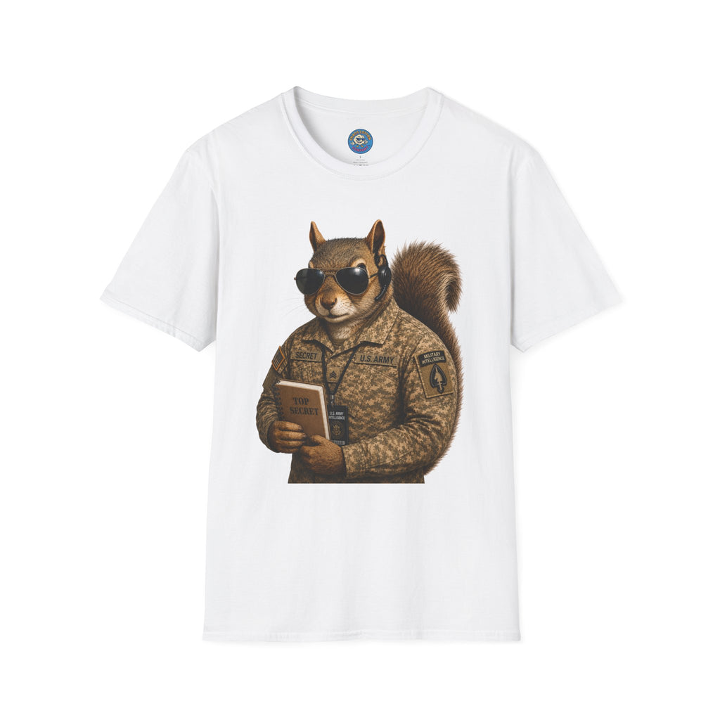 Secret Squirrel Military Intelligence Funny Tactical Squirrel Graphic