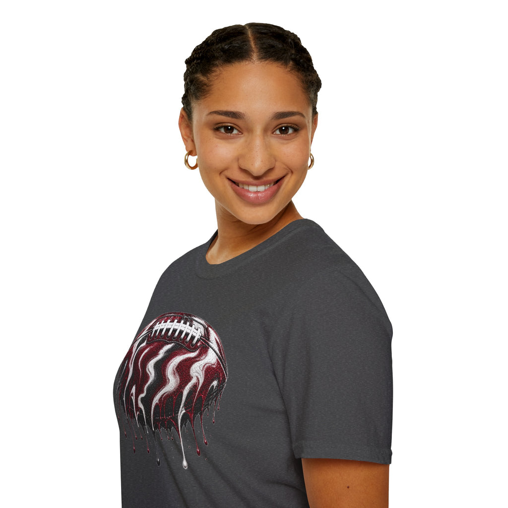 South Carolina Gamecocks Drip Football T-Shirt