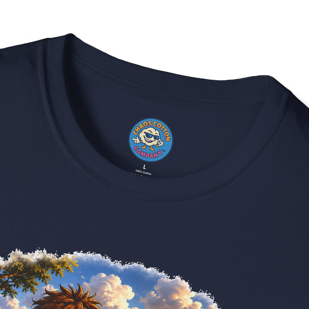Caveman Using GPS T-Shirt