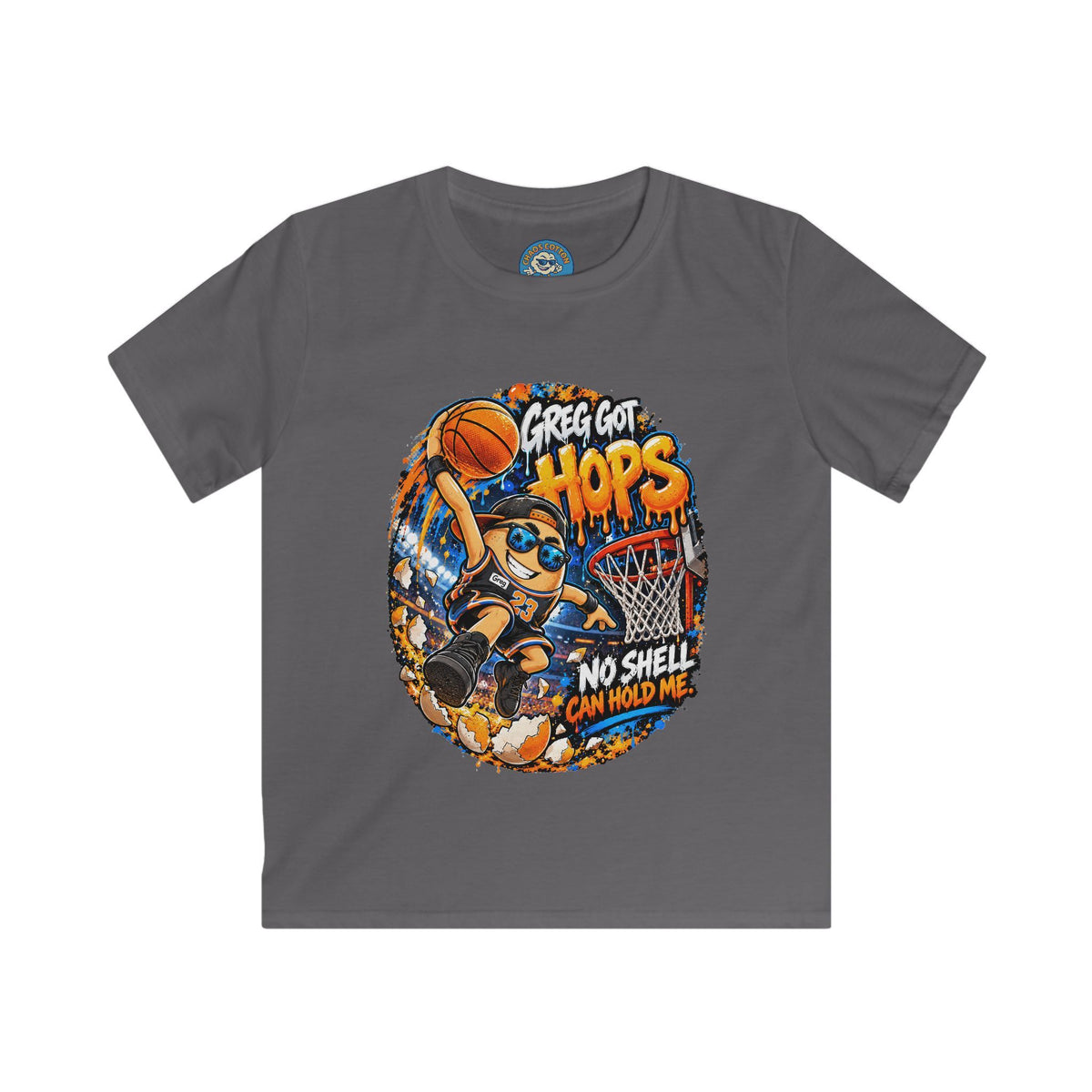 Greg the Egg "Greg Got Hops" Kids T-Shirt