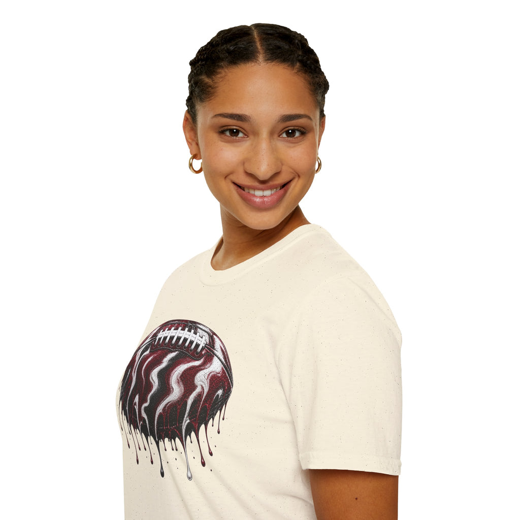 South Carolina Gamecocks Drip Football T-Shirt