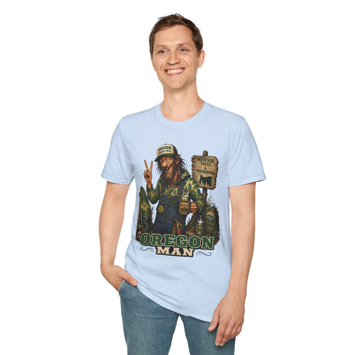 The Oregon Man Graphic T-Shirt
