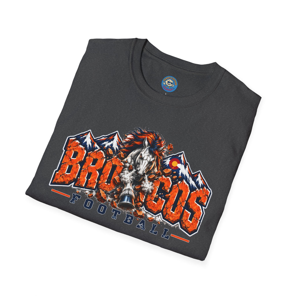 Broncos Football Mountain T-Shirt (V5)