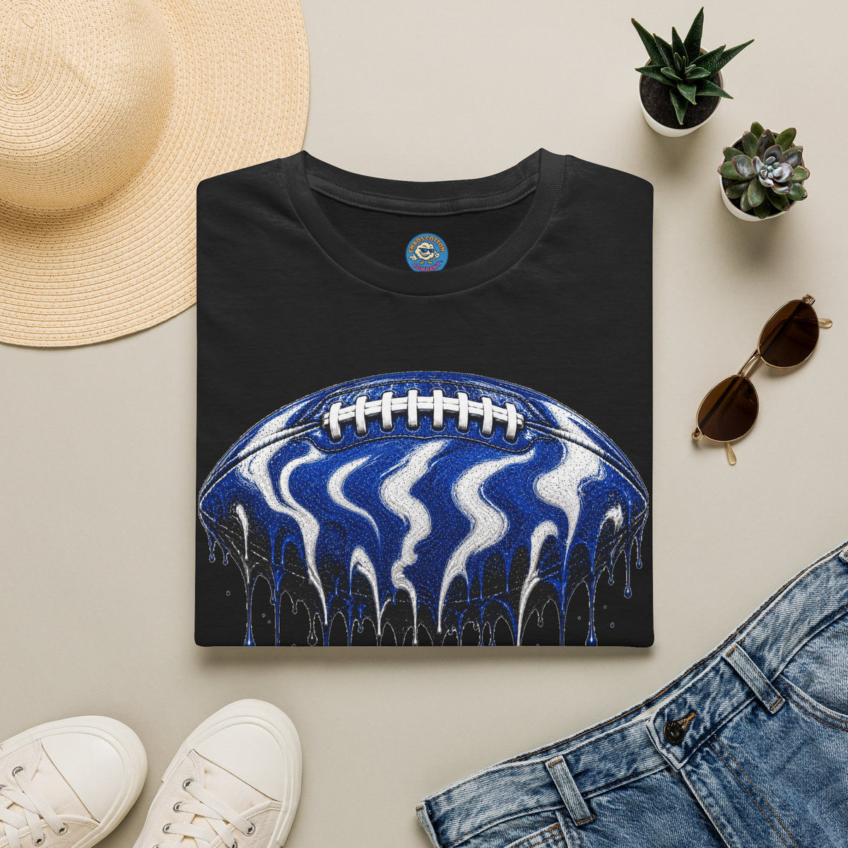 Kentucky Wildcats Drip Football T-Shirt