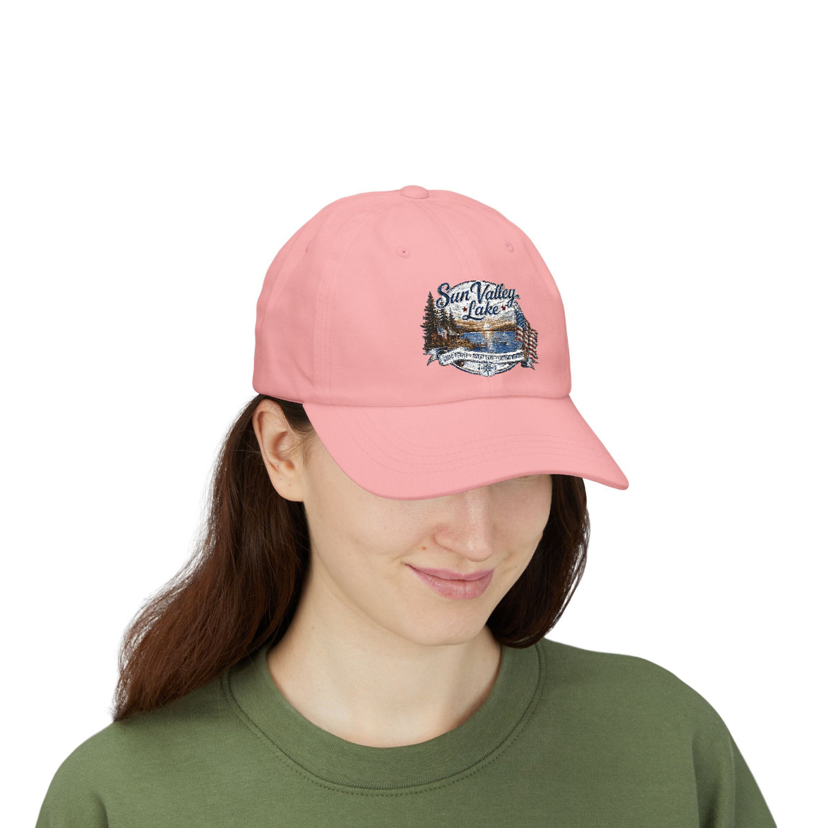 Sun Valley Lake Embroidered Cap - Adjustable Lake Life Hat