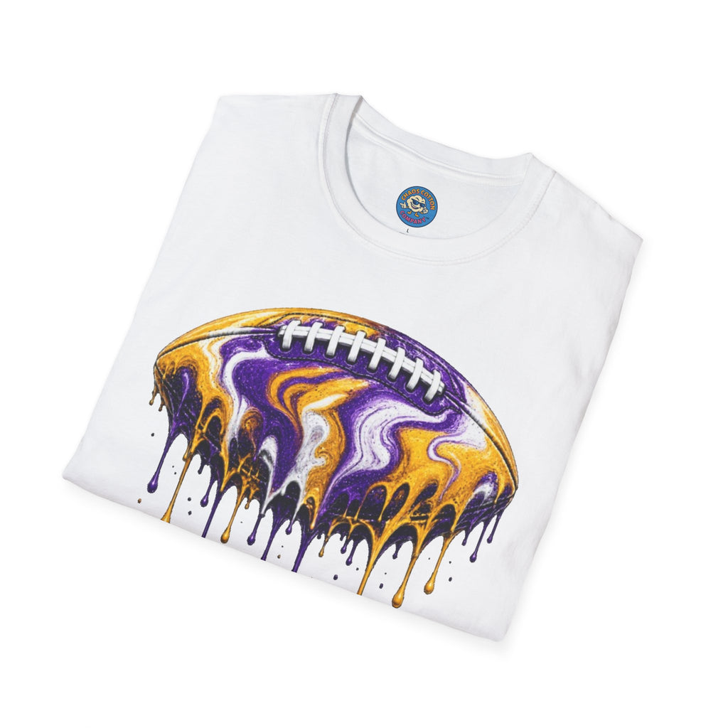 LSU Football Drip T-Shirt