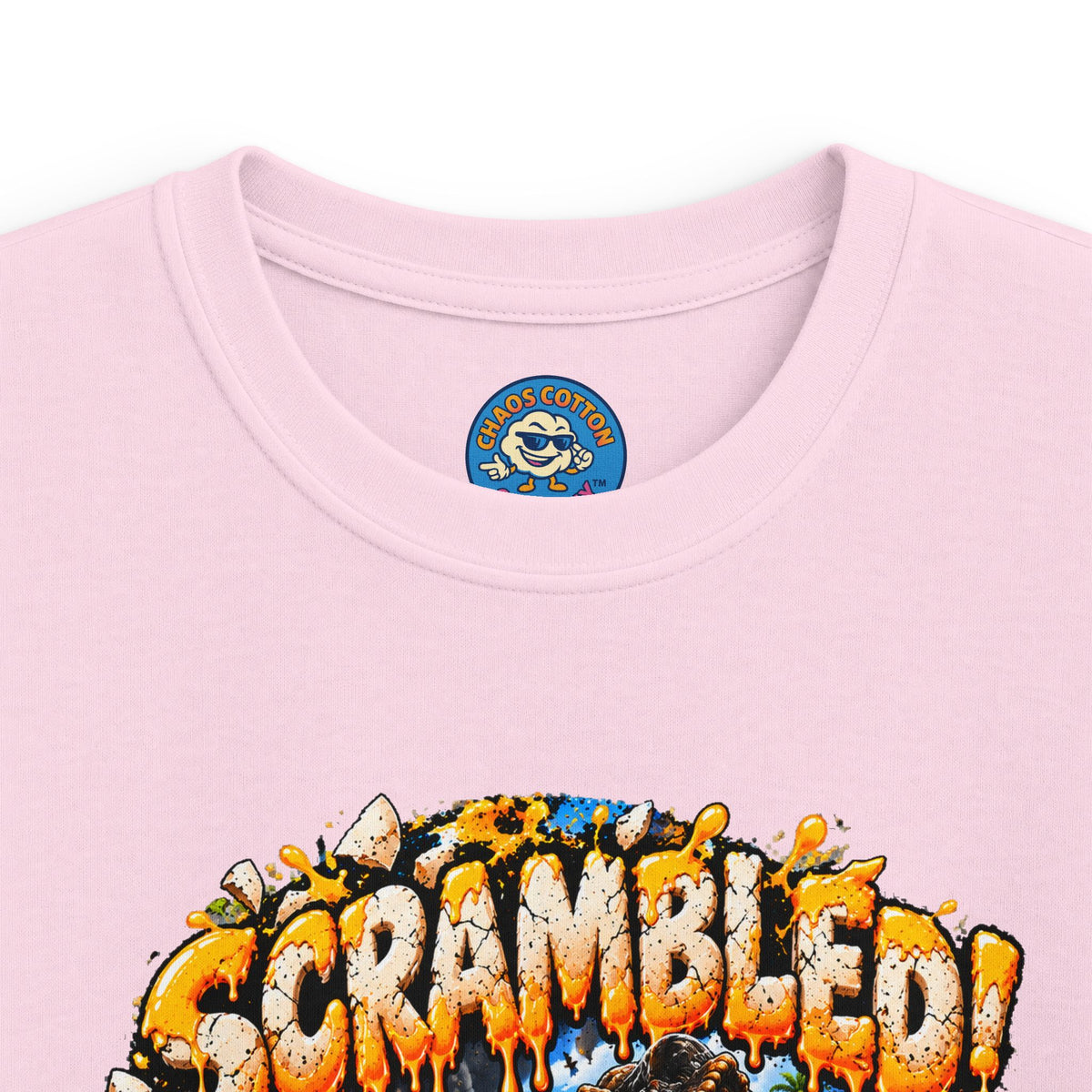 Greg the Egg "Scrambled Dinosaur" Kids T-Shirt