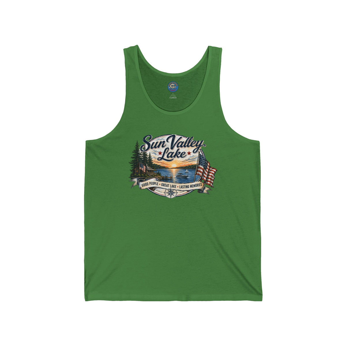 Sun Valley Lake Unisex Tank Top