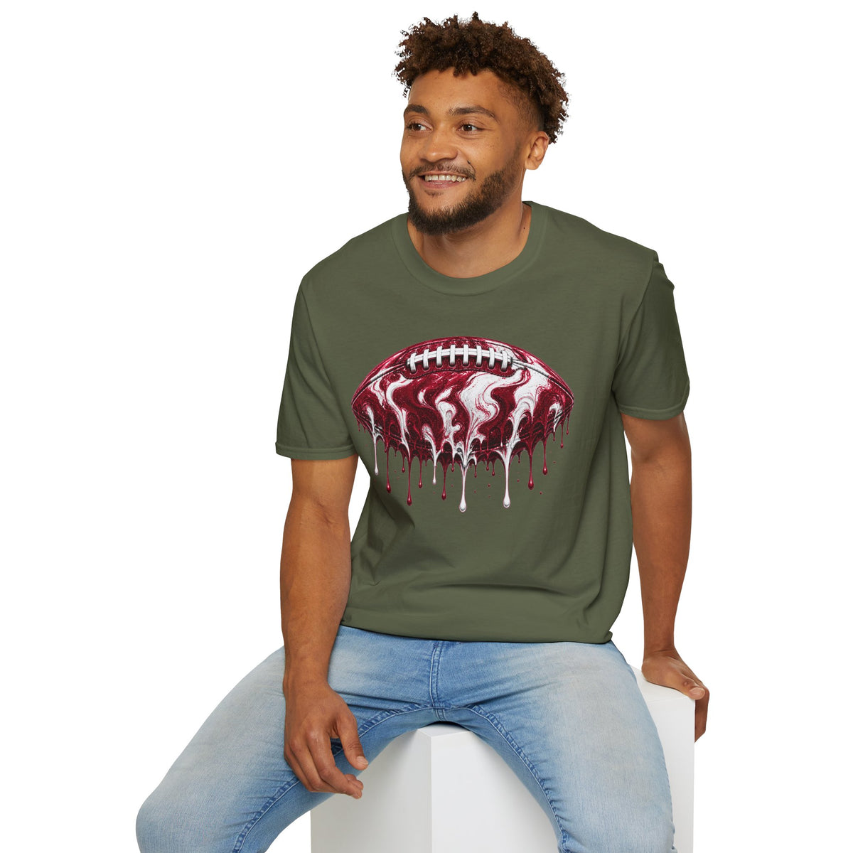 Alabama Crimson Tide Football Drip T-Shirt