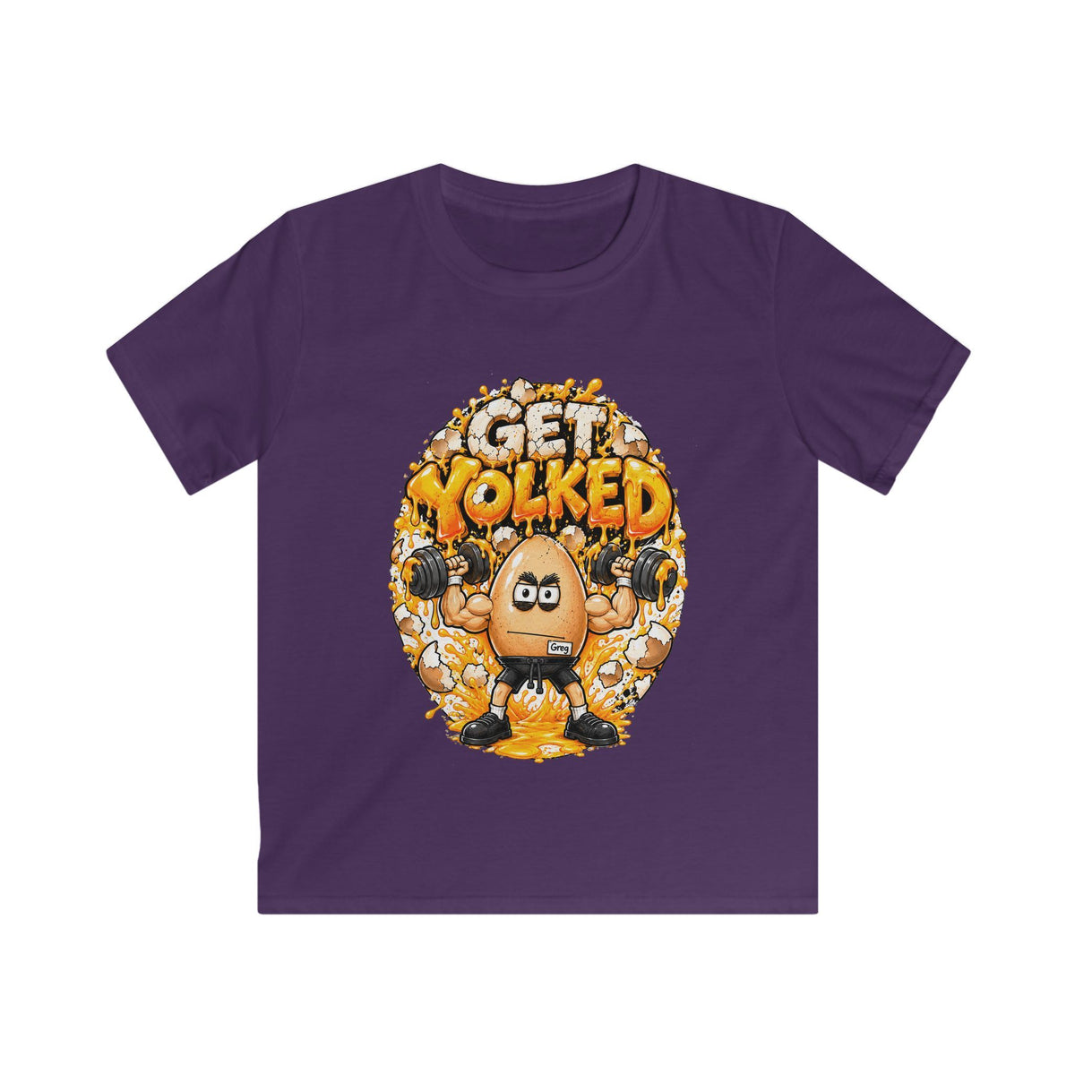 Greg the Egg "Get Yolked" Kids T-Shirt