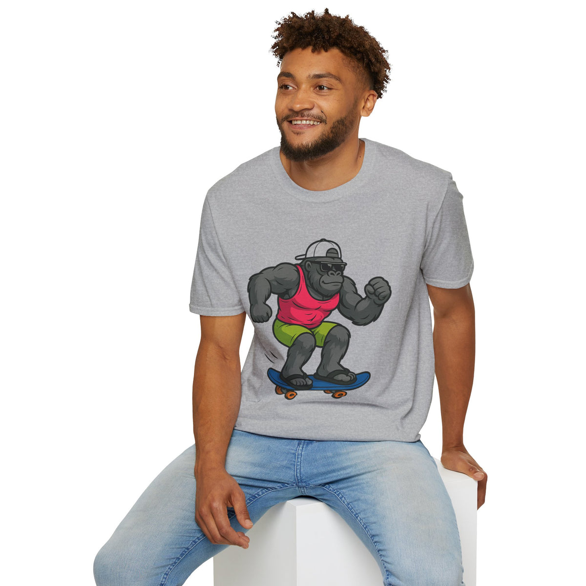 Skateboarding Gorilla T-Shirt