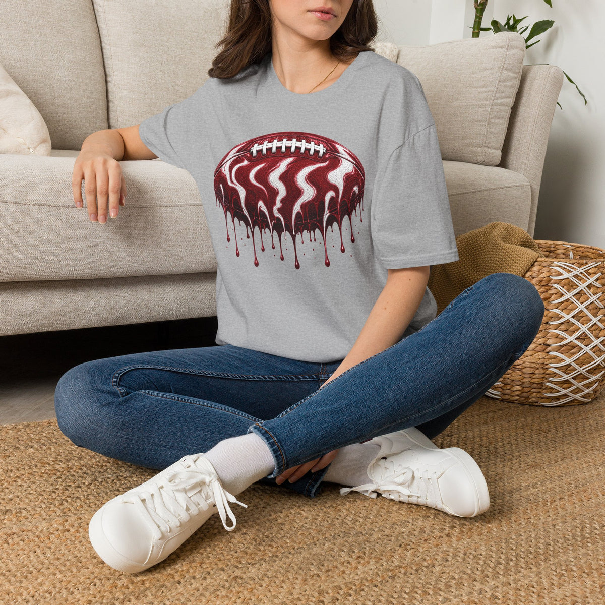 Arkansas Razorbacks Football Drip T-Shirt