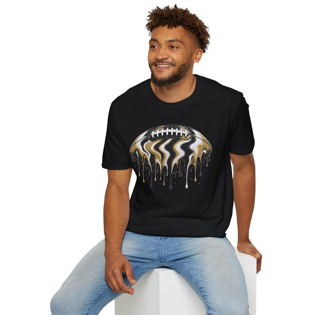 Vanderbilt Commodores Drip Football T-Shirt