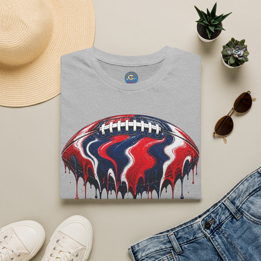 Ole Miss Drip Football T-Shirt