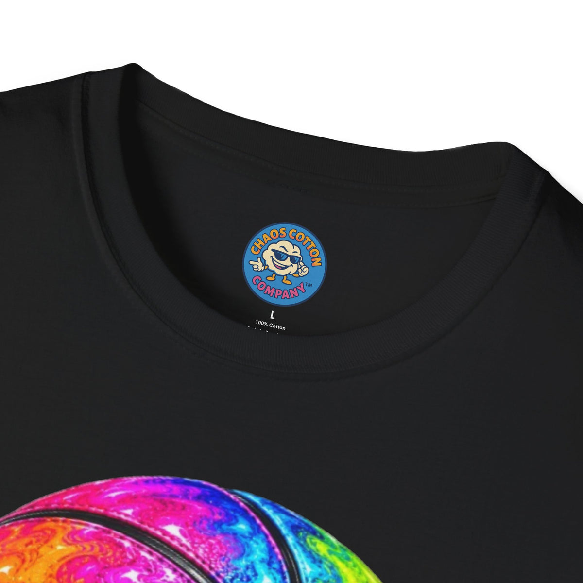Rainbow Drip Basketball T-Shirt