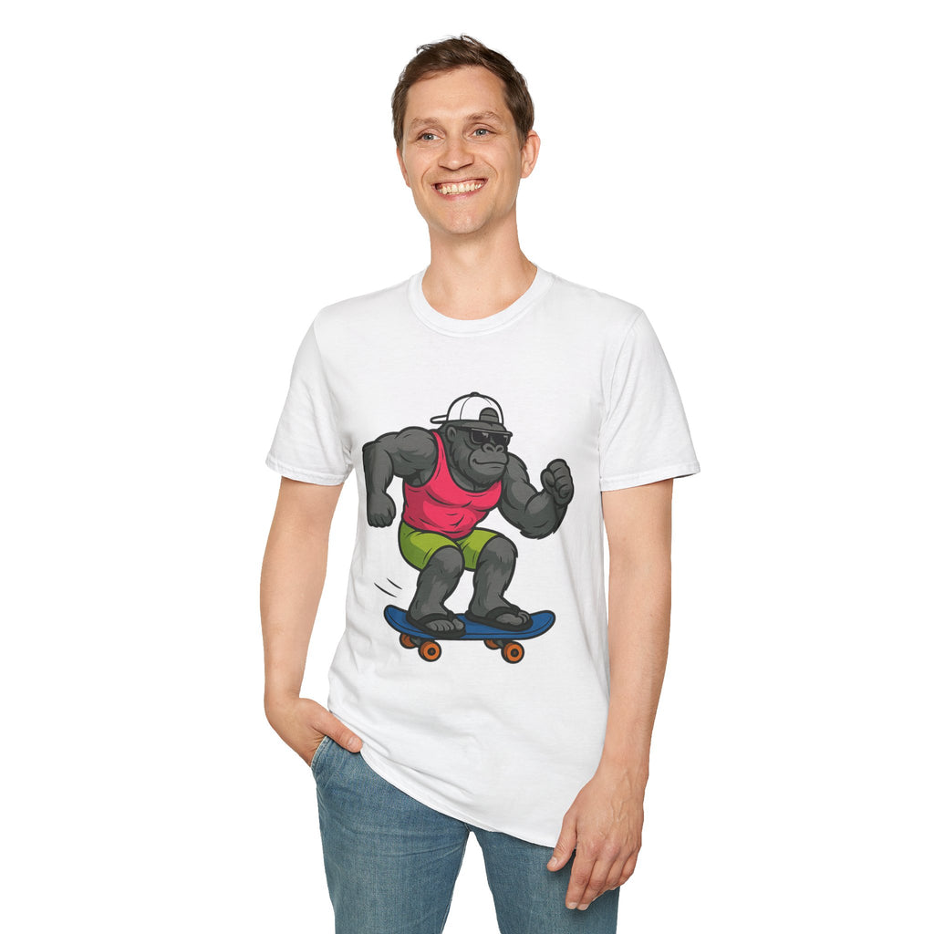 Skateboarding Gorilla T-Shirt