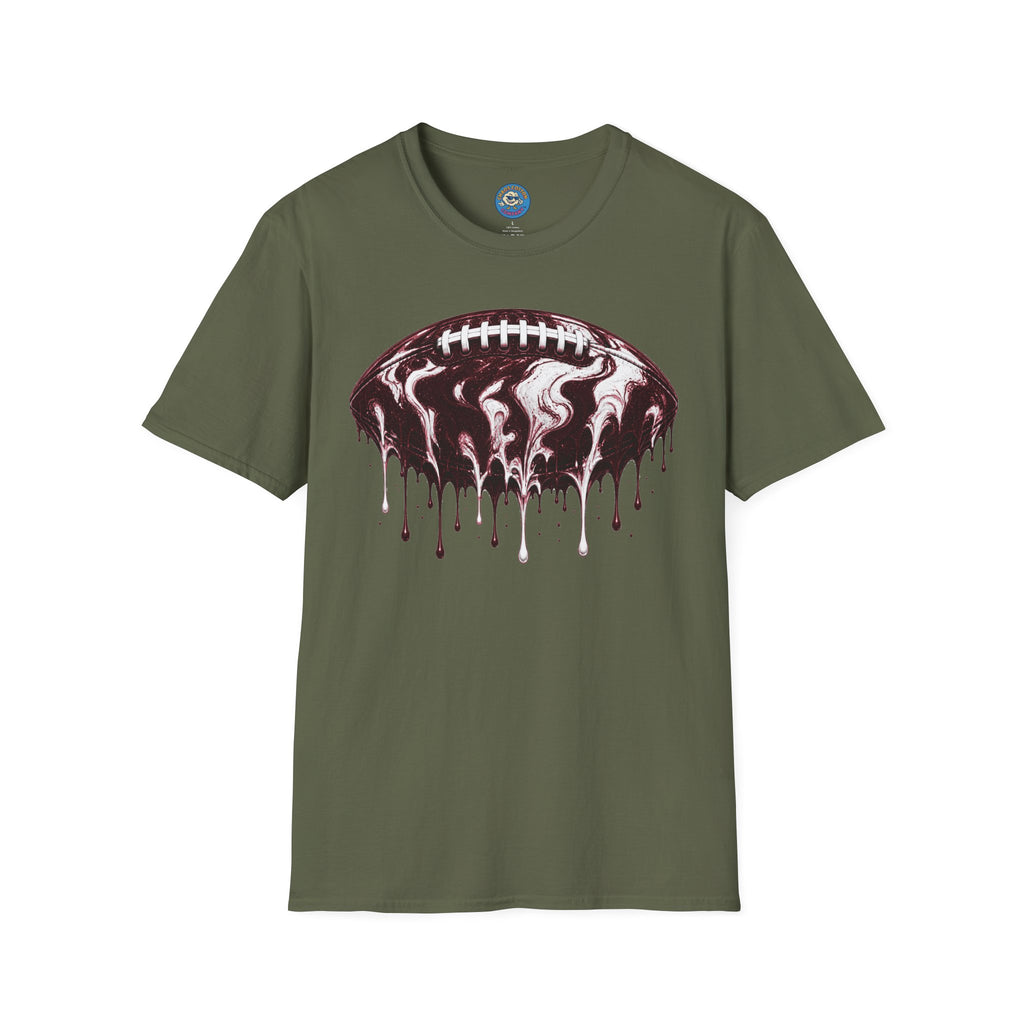 Mississippi State Bulldogs Drip Football T-Shirt