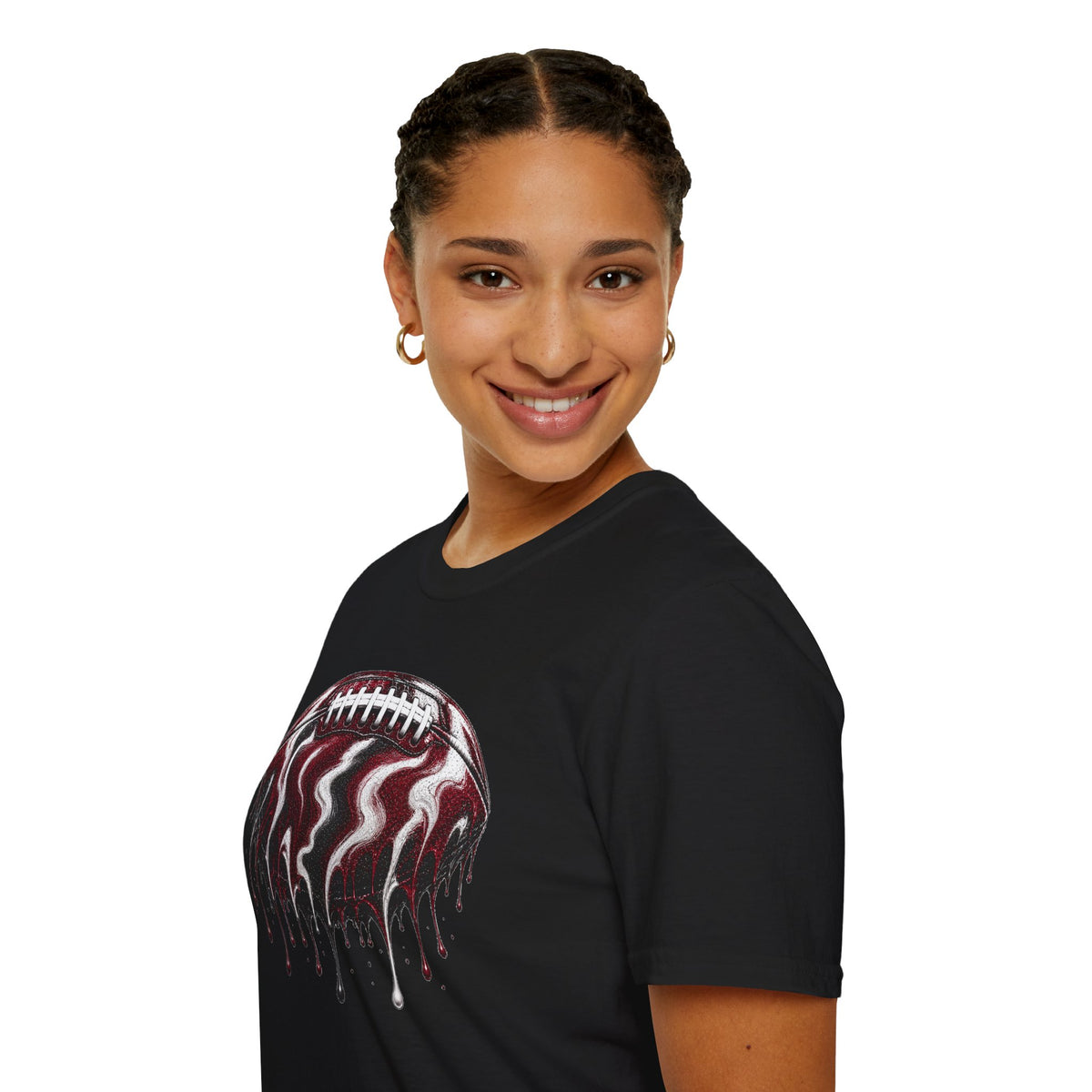 South Carolina Gamecocks Drip Football T-Shirt