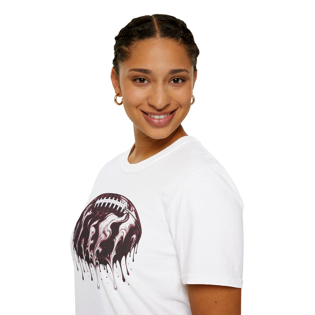 Mississippi State Bulldogs Drip Football T-Shirt