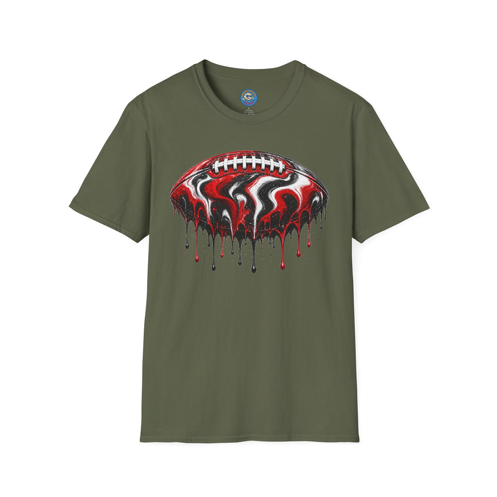Georgia Bulldogs Drip Football T-Shirt