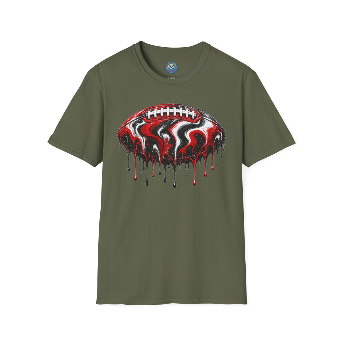 Georgia Bulldogs Drip Football T-Shirt
