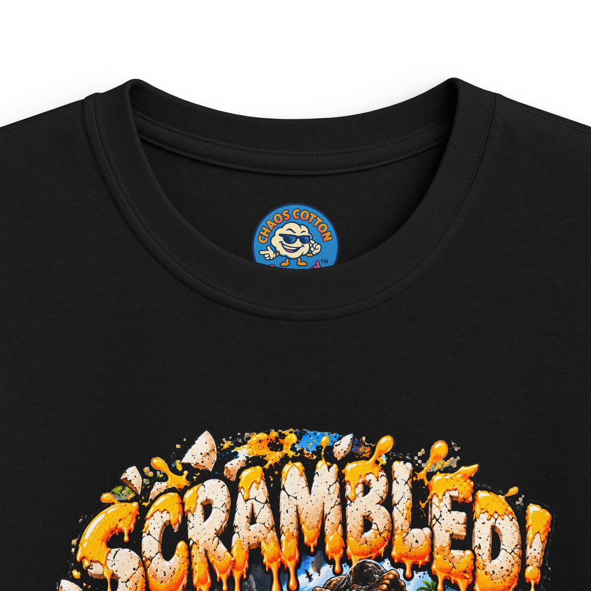 Greg the Egg "Scrambled Dinosaur" Kids T-Shirt