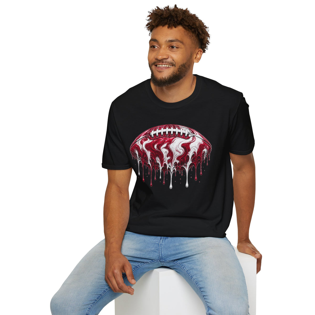 Oklahoma Sooners Drip Football T-Shirt