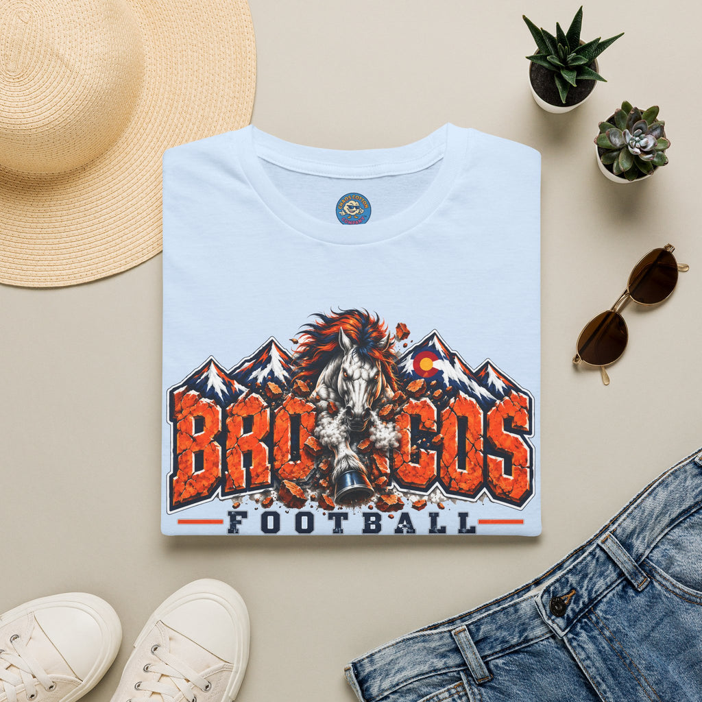 Broncos Football Mountain T-Shirt (V5)