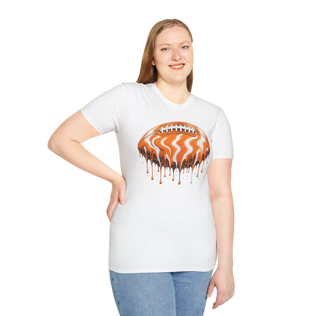 Tennessee Volunteers Drip Football T-Shirt