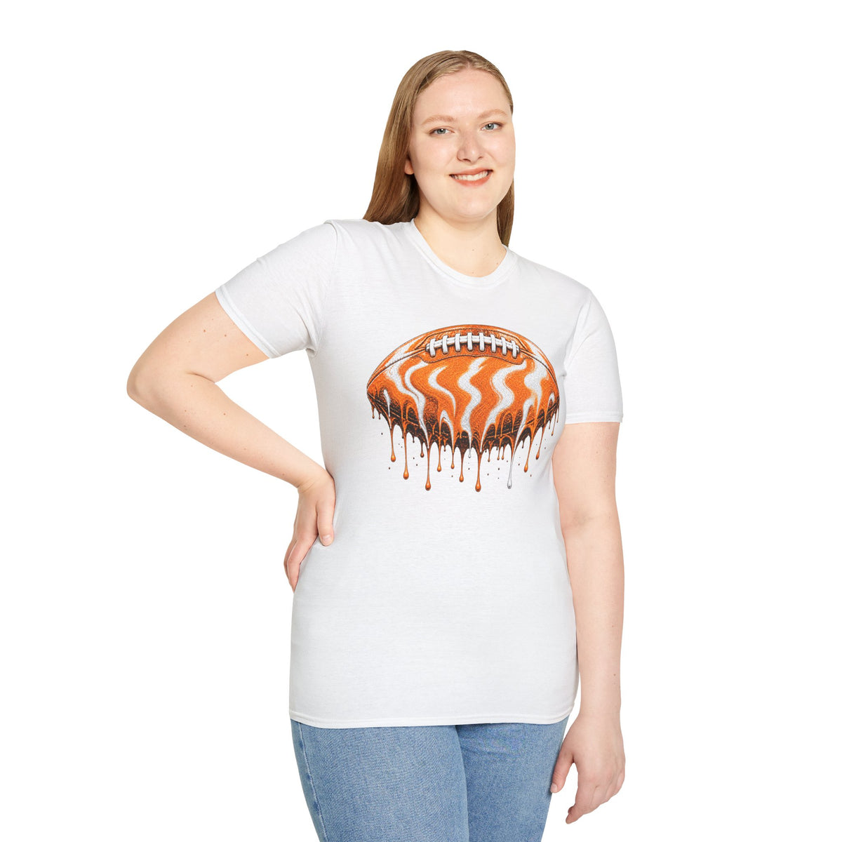 Tennessee Volunteers Drip Football T-Shirt